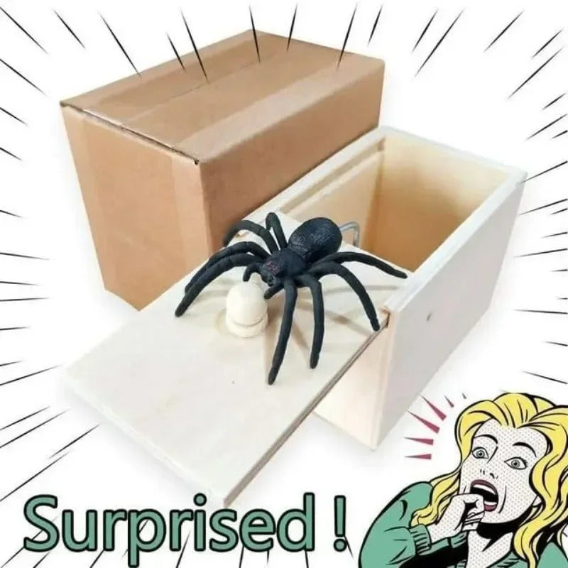 SpiderBox - Edderkop Skræmme Prank Kasse