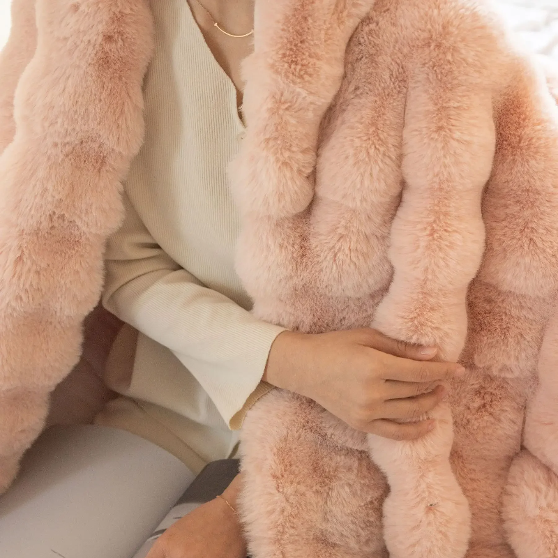 FluffyBlanket - Ekstra Tyk Sofa Og Seng Vinter Tæppe