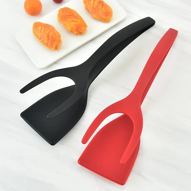 Globetrek° SpatulaTongs 1+1 GRATIS - Nem Flipper 2 I 1 Spatel Og Tænger Køkkenredskab