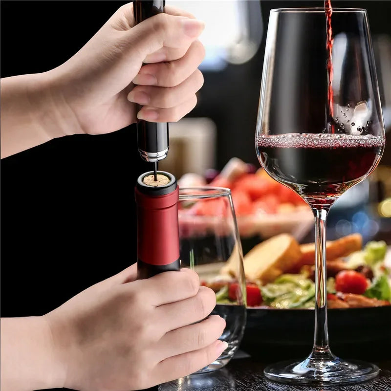Globetrek° WineOpener 1+1 GRATIS: Lufttryk Pumpe Nem Vinflaske Åbner