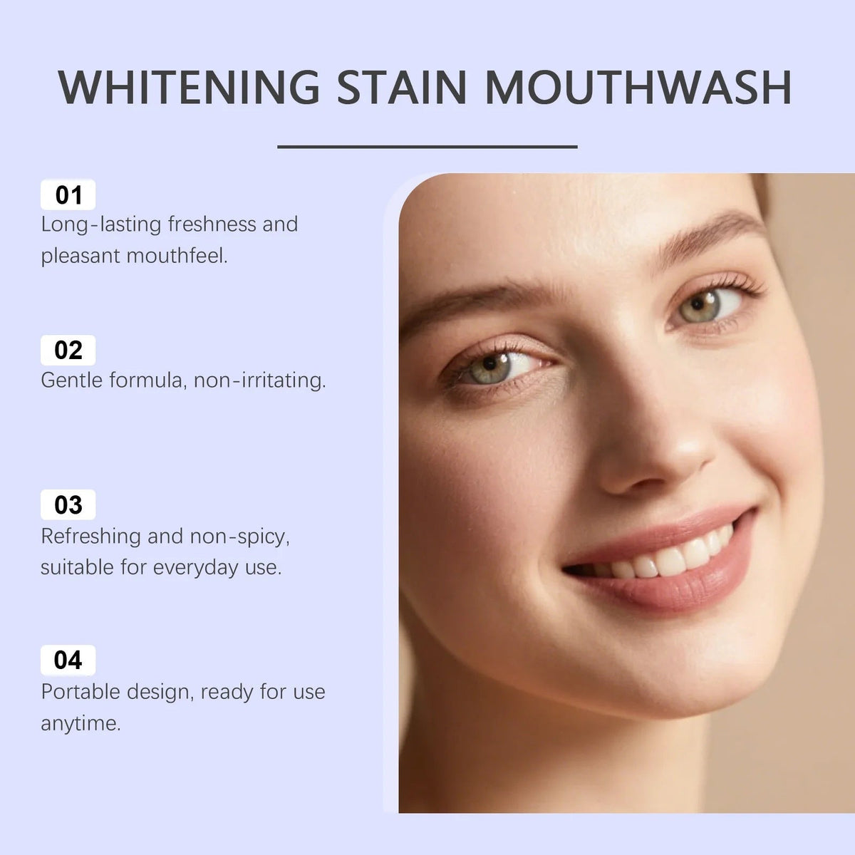 WhiteningMouthwash™ - Dybe Rensende Blegemundskyl