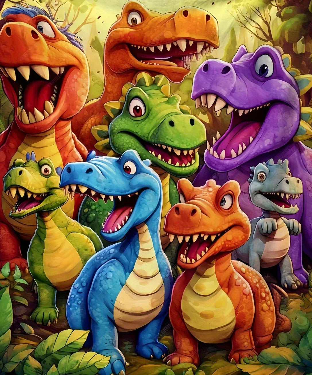 Kletshuts™ DinosaurBlanket: Blødt Og Hyggeligt Børn Kaste Dinosaur Tæppe