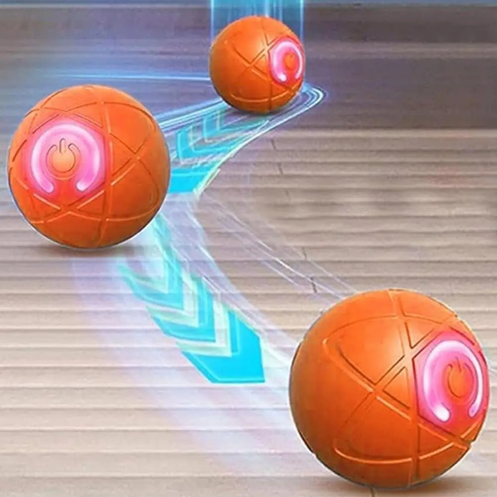 DogCatFri™ InteractiveBall: Genopladelig Interaktiv Kæledyr Legetøjsbold