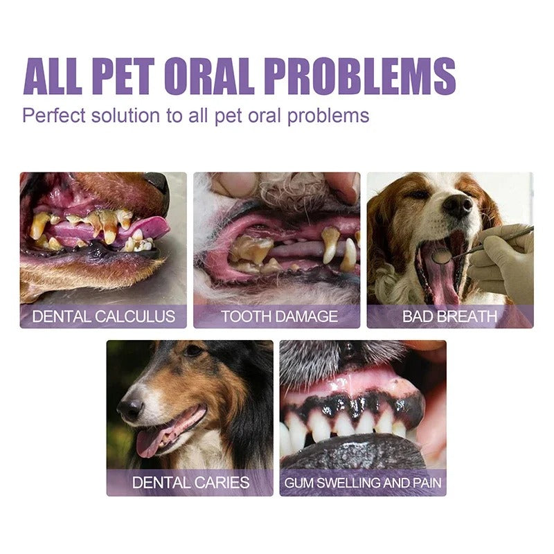 DogCatFri™  DentalPet: Kæledyr Dental Reparation Og Rengøring Gel