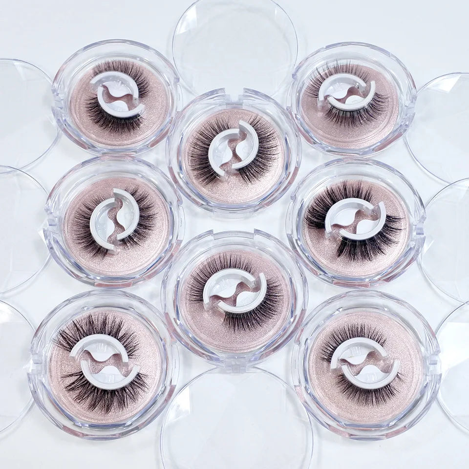 Rose® FalseLashes 1+1 GRATIS: Genanvendelig Selv-Selvklæbende Øjenvipper