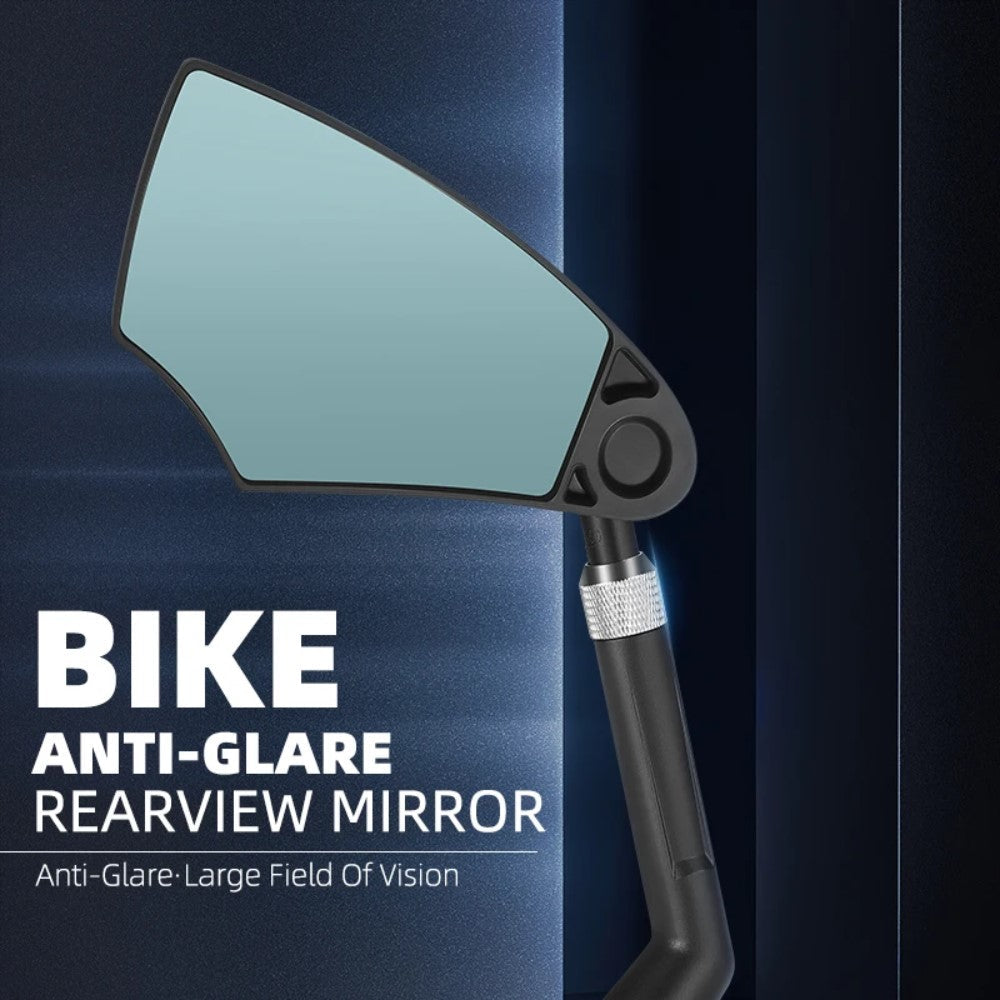 CyclingMirrors 1+1 GRATIS: Holdbar 360° Drejeligt Bredt Synsfelt Antirefleks Cykling Spejle