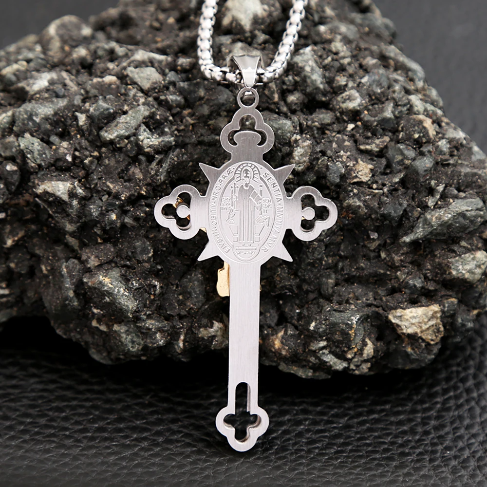 Jewelance™ CrossProtection 1+1 GRATIS: Åndelig Beskyttelse Kors Vedhæng Halskæde Med Gaveæske