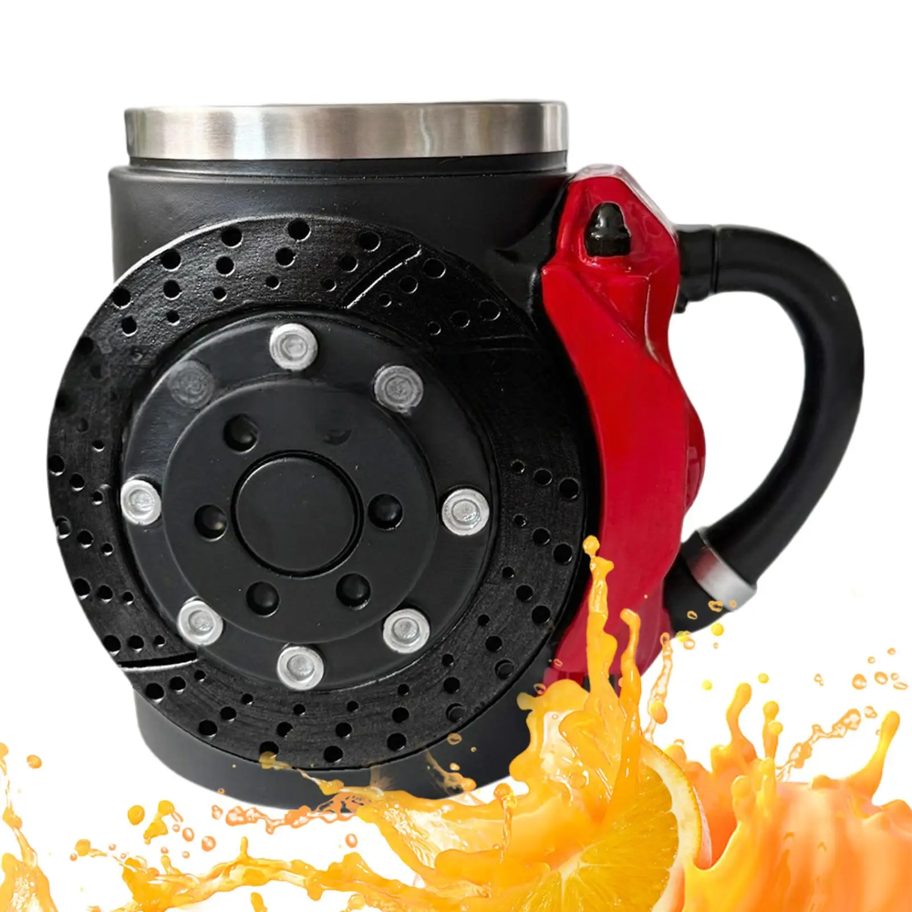 Globetrek° BrakeMug – Bil Entusiast Racing Inspireret Kaffe Bremse Krus