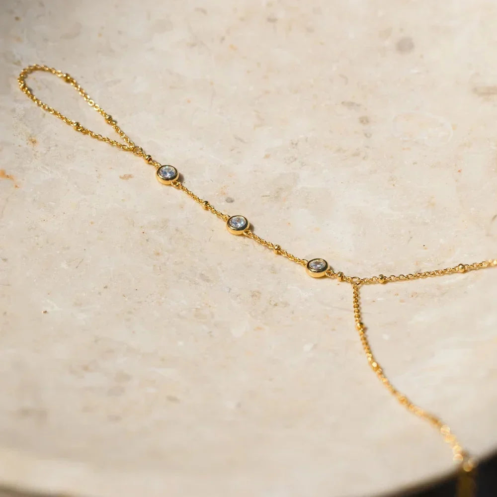 Jewelance™ HandChain 1+1 GRATIS: Elegant Delikat Minimalistisk Håndkæde