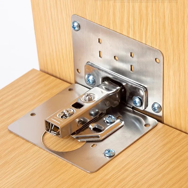 HingePlate 1+1 GRATIS: DIY Møbler Hængsler Reparation Sideplade