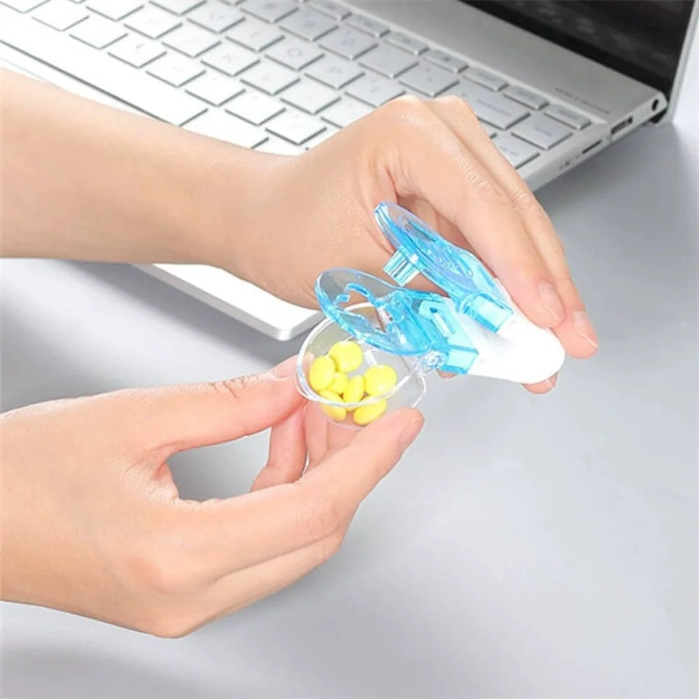 PillDispenser 1+2 GRATIS: Nem At Bruge Pille- Og Tablet Dispenser Værktøj