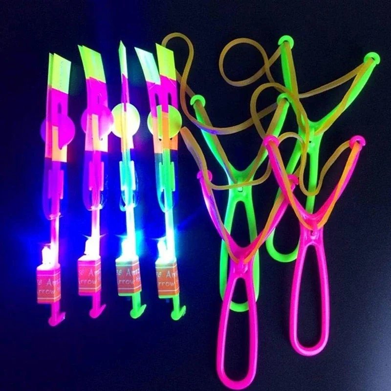 Kletshuts™ SlingshotGlow 5+5 GRATIS - Flyvende Glow Belyst Pil Copter Slingshot