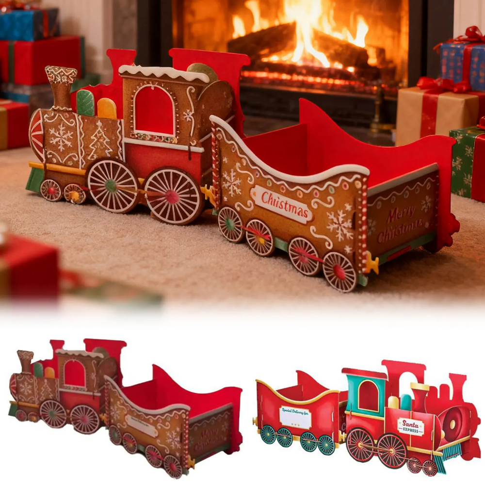 GiftTrain™ - Personliggjort Magi Jul Gave Tog Dekoration