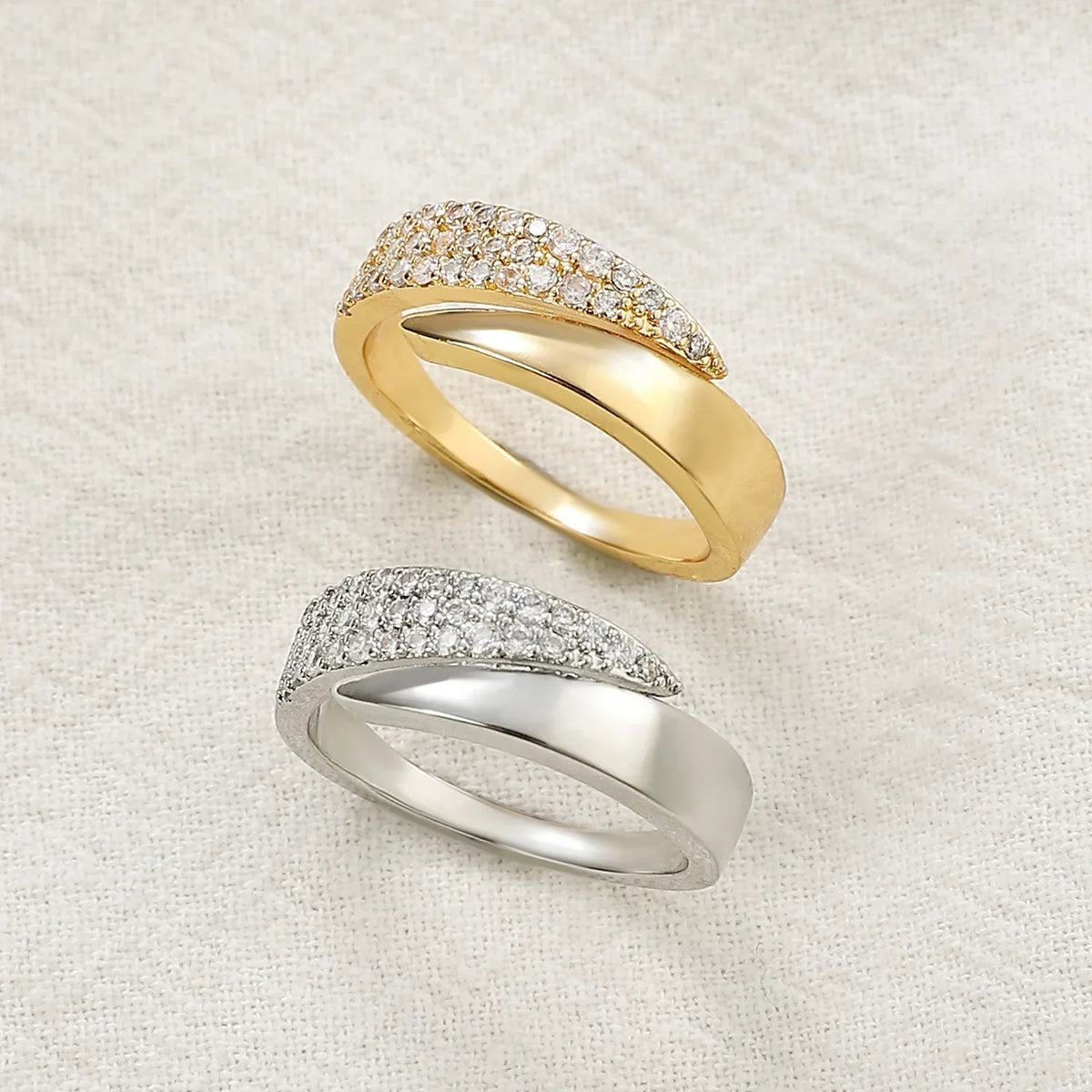 Jewelance™ AdjustableRing 1+1 GRATIS – Elegant Kvinders Mode Glimrende Rhinestone Justerbar Ring