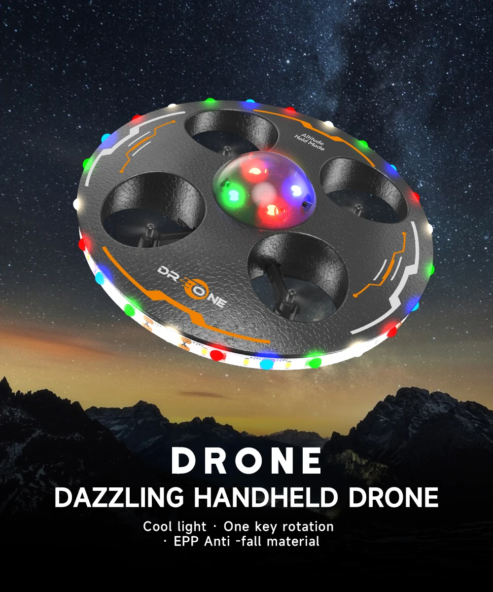 Kletshuts™ UFODrone: Let Kontrol Højtflyvende UFO Drone