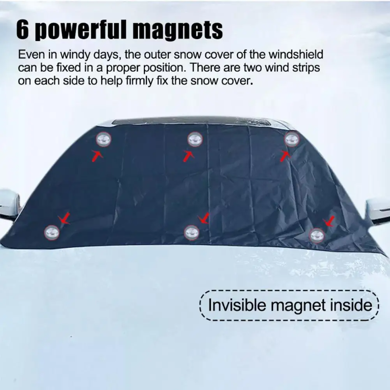 CarCover - Alle Vejr Magnetisk Bil Forrude Dække