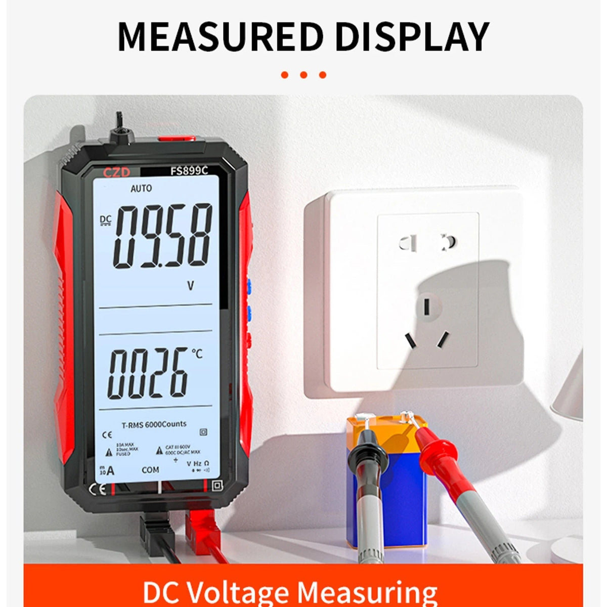 VoltPro™ - Alt-I-En Smart Elektrisk Måler Volt Pro Multimeter Værktøj