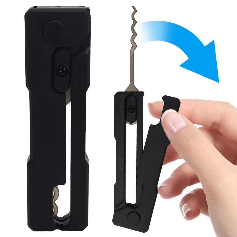 LockKey 1+1 GRATIS: Kompakt Nem At Bruge Multi-Værktøj Lomme Lås Nøgle Sæt