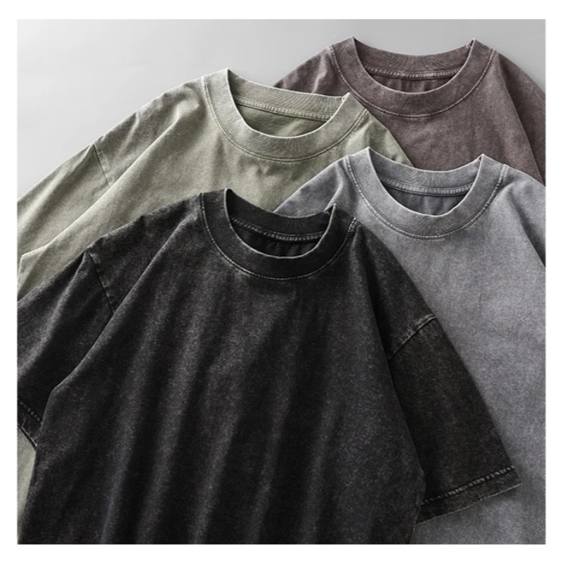 Icone™ ComfortShirt 1+1 GRATIS: Premium Komfortabel Løs Passform Vasket T-shirt