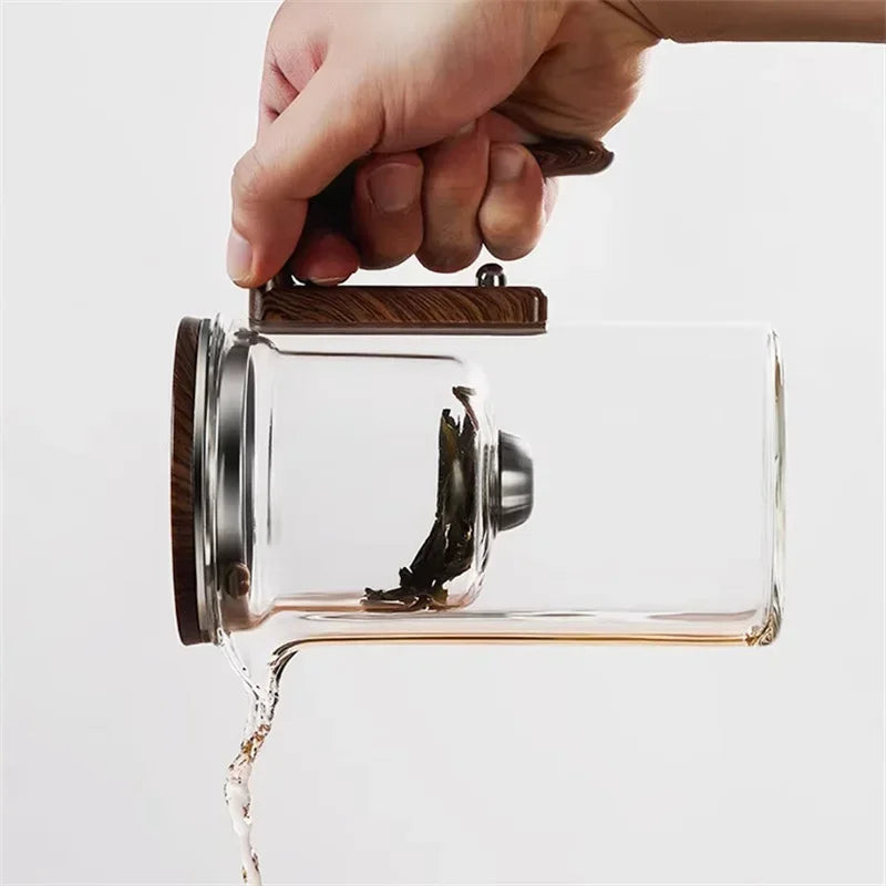 Globetrek° GlassTeapot: Automatisk Vandadskillelse Glas Tekande