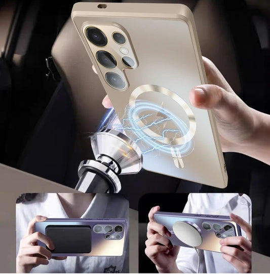 ProtectionCase - Moderne Stil Magnetisk Mat Samsung Beskyttelsessag