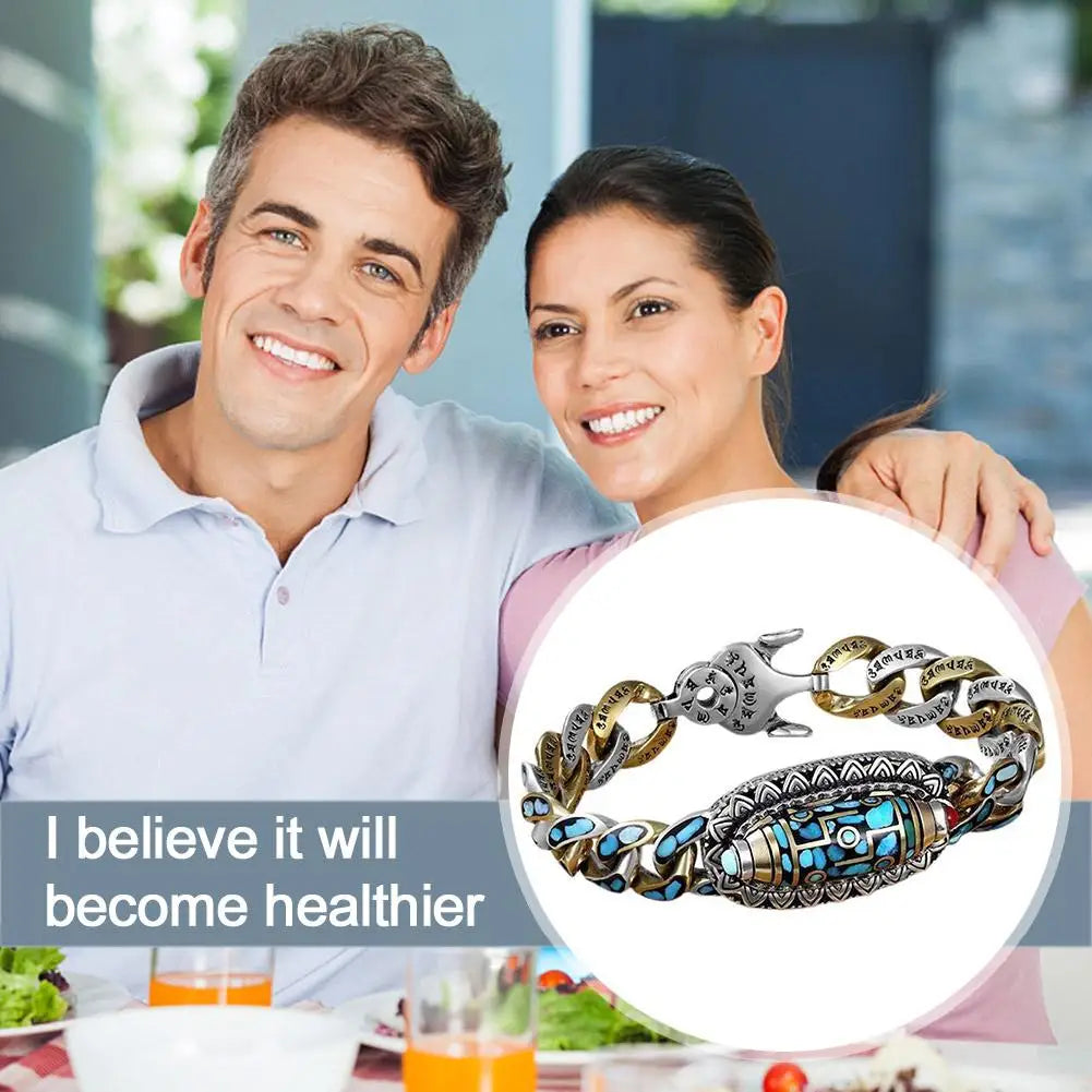 Jewelance™ MantraBracelet – Drejeligt Tidløst Symbolsk Mantra Armbånd