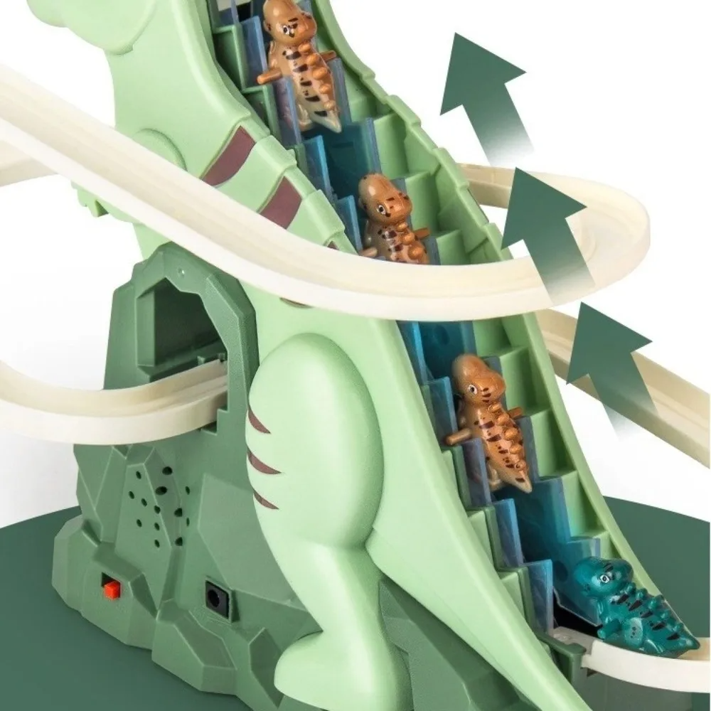 Kletshuts™ DinoSlide: Automatisk Dino Slide Spor Legetøj Til Børn