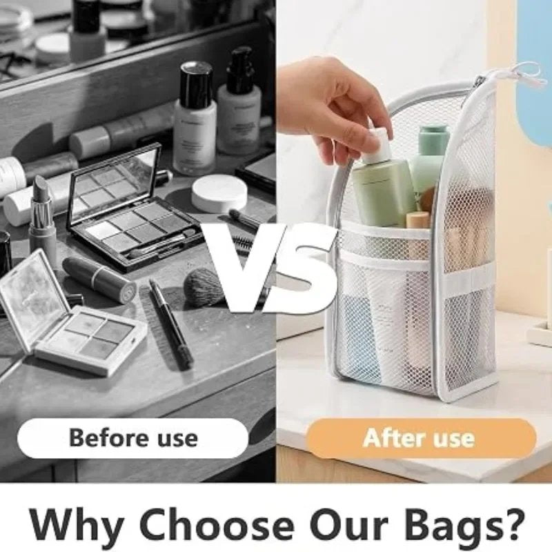 Icone™ ToiletryPouch 1+2 GRATIS: Bærbar Og Rummelig Eejsetoilettaske