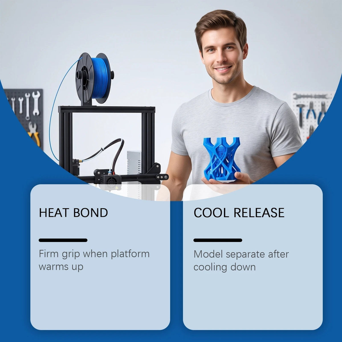 AdhesionGrease - 3D Printer Adhesion Bed Grease For Reliable First Layers