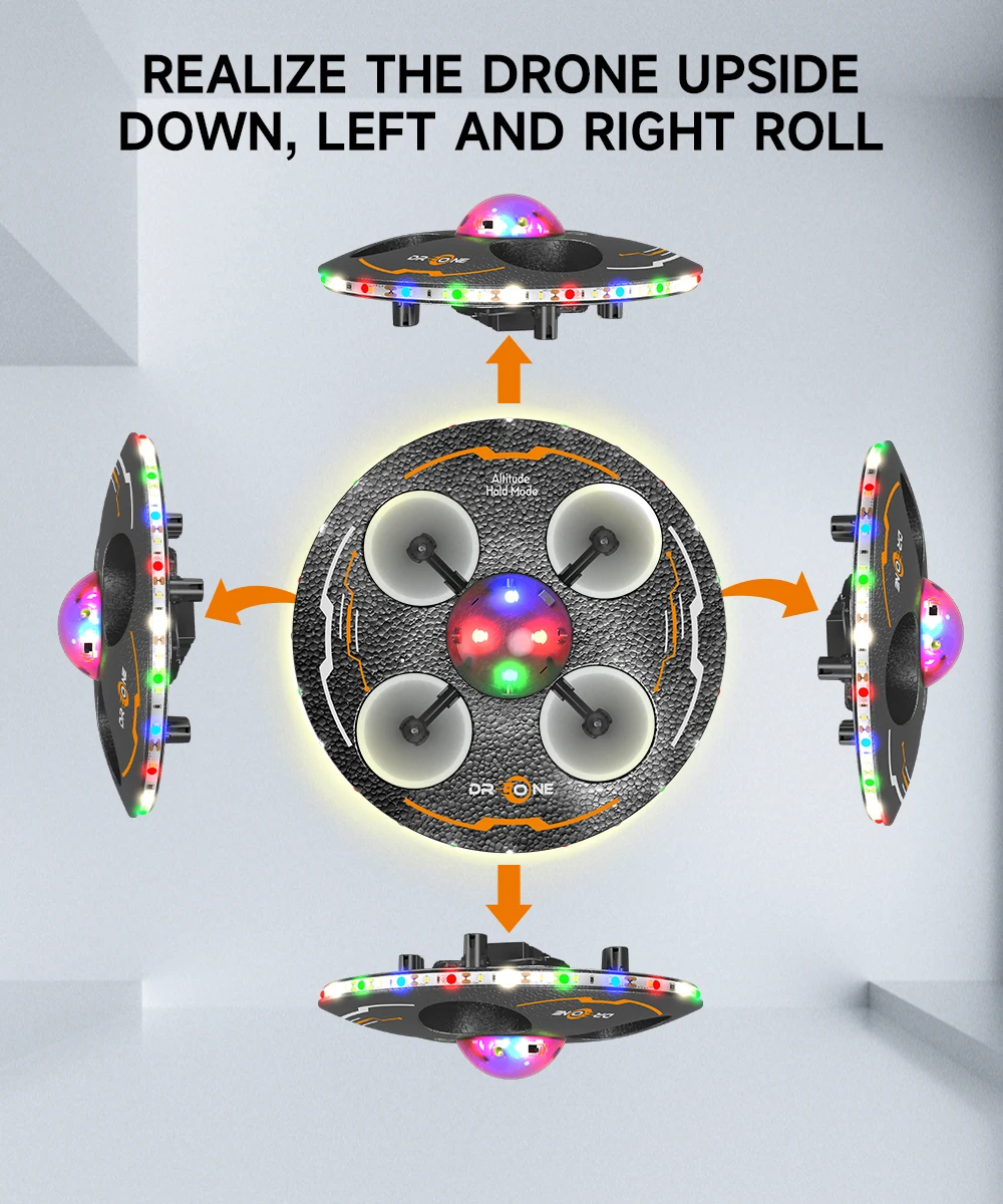 Kletshuts™ UFODrone: Let Kontrol Højtflyvende UFO Drone