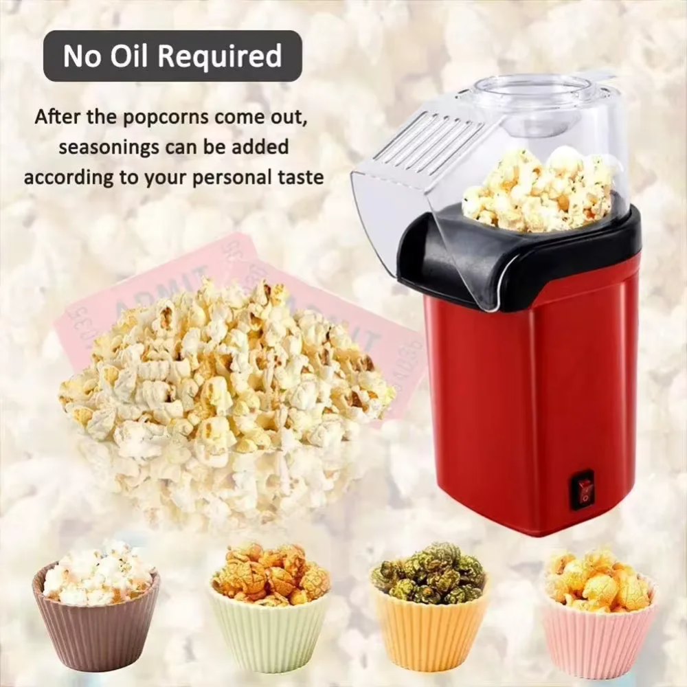 Globetrek° PopcornMaker: Bærbar Let At Bruge Luft Popcorn Maker