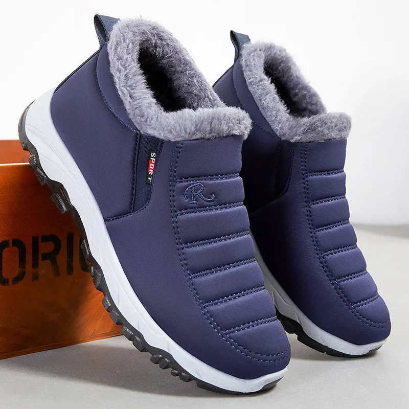 Happy™ WinterBoots:  Mænd Og Kvinder Let Smutte-På Fleece Forede Vinter Støvler
