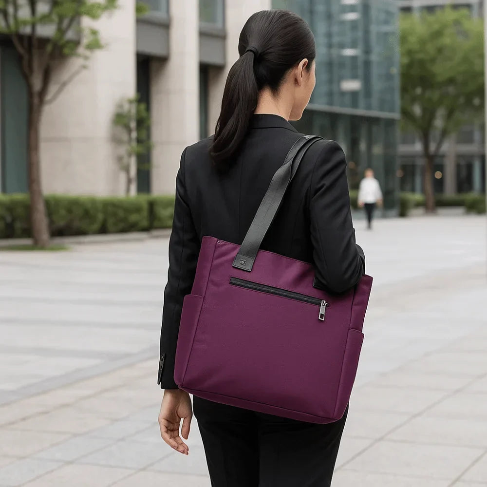 Icone™ LightweightBag: Multi-Compartment Stor Kapacitet Letvægts Taske