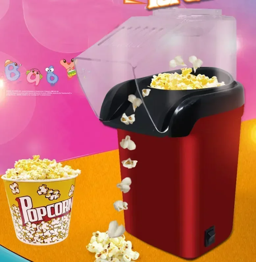 Globetrek° PopcornMaker: Bærbar Let At Bruge Luft Popcorn Maker