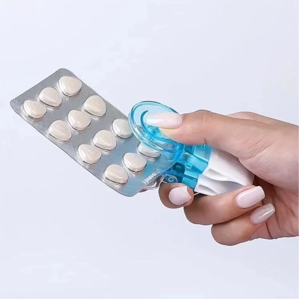 PillDispenser 1+2 GRATIS: Nem At Bruge Pille- Og Tablet Dispenser Værktøj