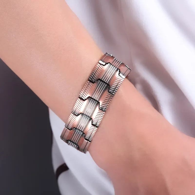 Jewelance™ MagneticBracelet 1+1 GRATIS: Premium Tre-Rækket Design Magnetisk Armbånd
