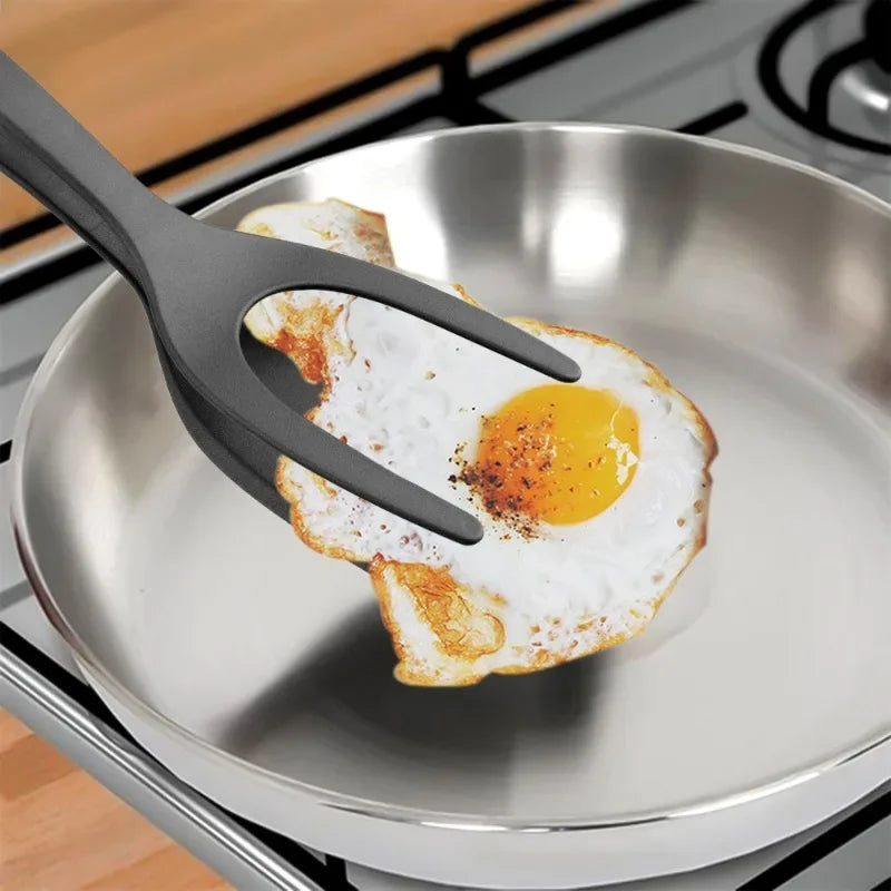 Globetrek° SpatulaTongs 1+1 GRATIS - Nem Flipper 2 I 1 Spatel Og Tænger Køkkenredskab