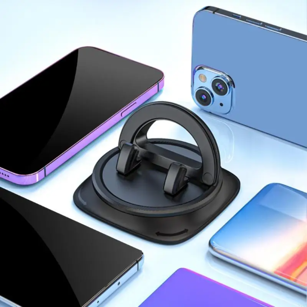 Holder360° MobileHolder: Skridsikker Dashboard Mobil Holder Med 360° Rotation