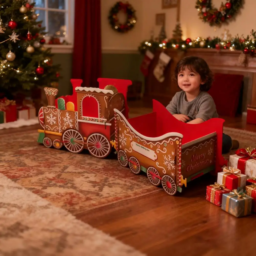 GiftTrain™ - Personliggjort Magi Jul Gave Tog Dekoration