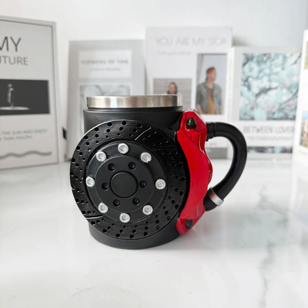 Globetrek° BrakeMug – Bil Entusiast Racing Inspireret Kaffe Bremse Krus