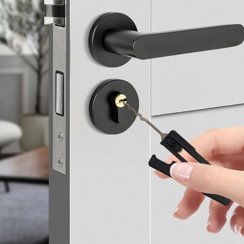 LockKey 1+1 GRATIS: Kompakt Nem At Bruge Multi-Værktøj Lomme Lås Nøgle Sæt