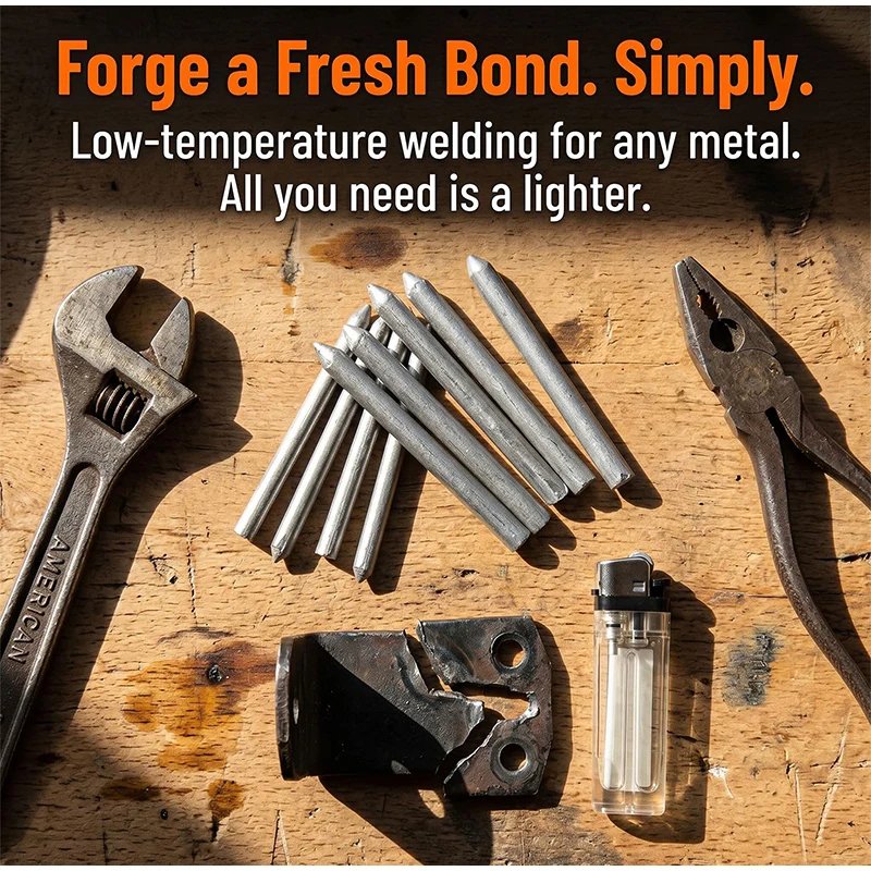 MetalFix 3+3 GRATIS: Multifunktionelle Lette Metalreparationssvejsestænger