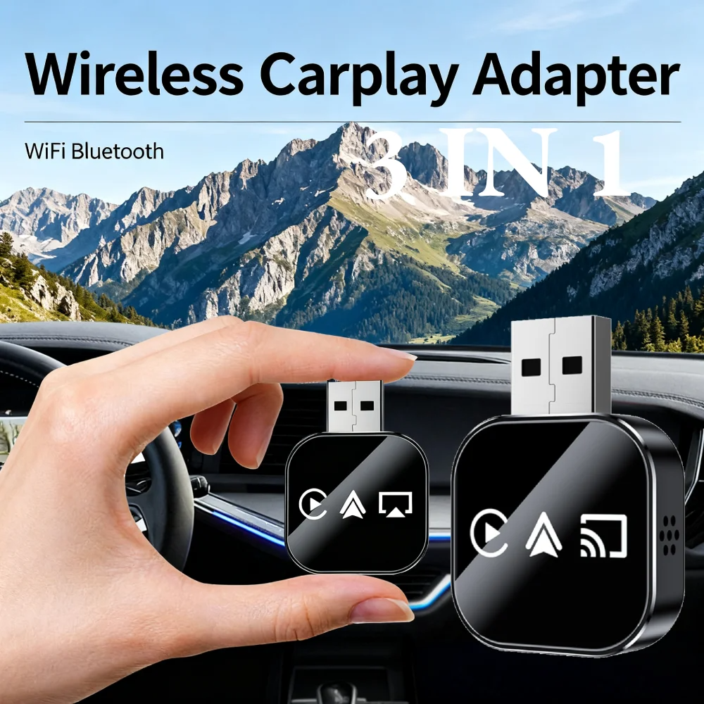 SmartPlug™ – Universel Smart Stik Trådløs CarPlay Og Android Auto Adapter