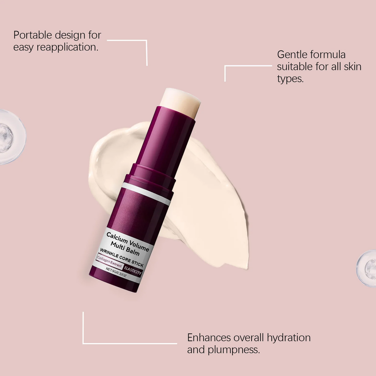 BeautyStick™ 1+1 GRATIS: Calcium-Infunderet Anti-Aldring Opstrammende Multifunktionel Skønhed Stok