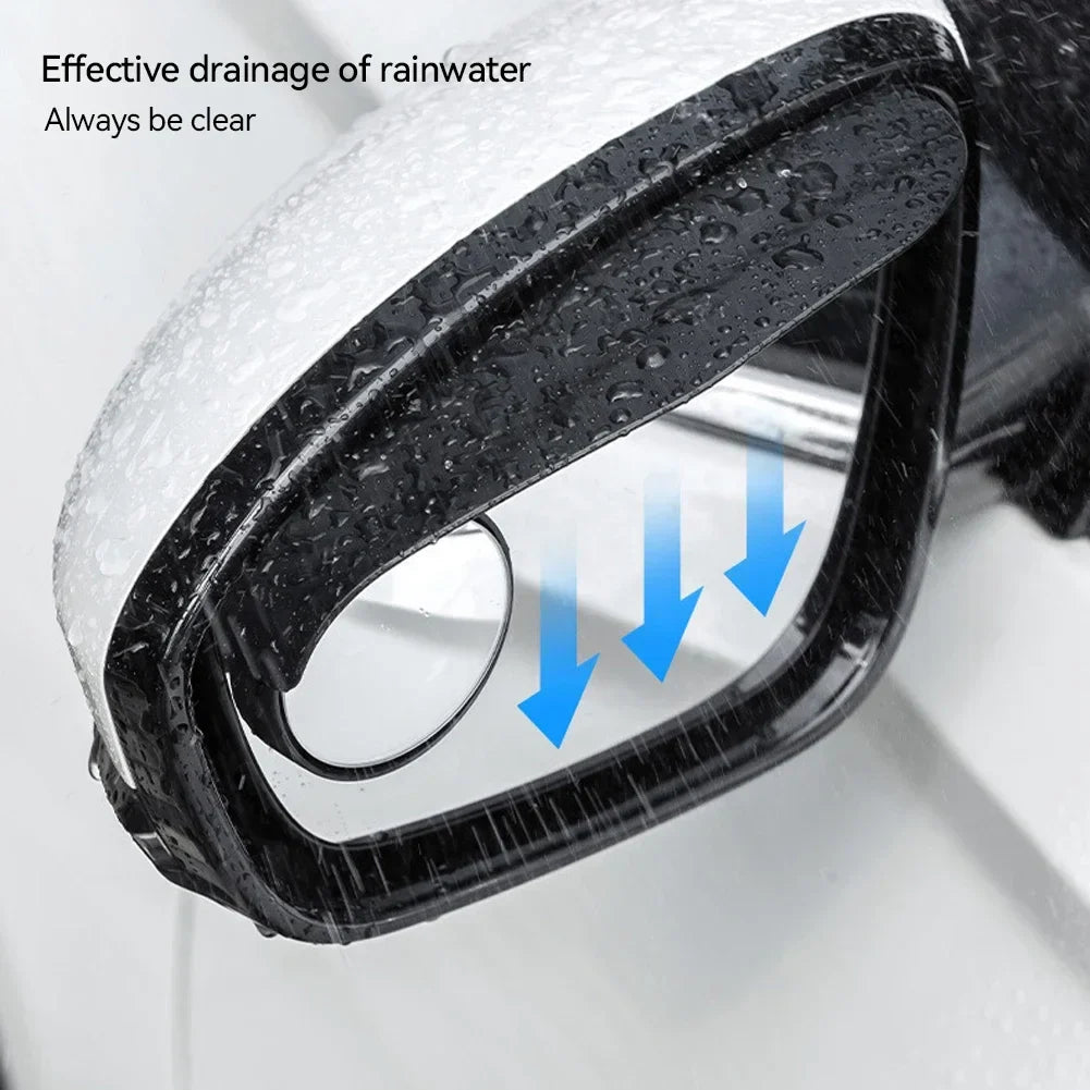 MirrorVisors 1+1 GRATIS: Bilsidespejl Regn Øjenbryn Blind Spot Spejl Visorer