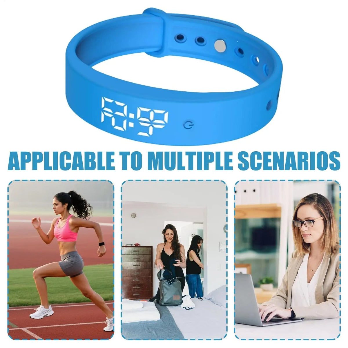 SmartBand - Digital Skærm Letvægts Smart Ur Rem