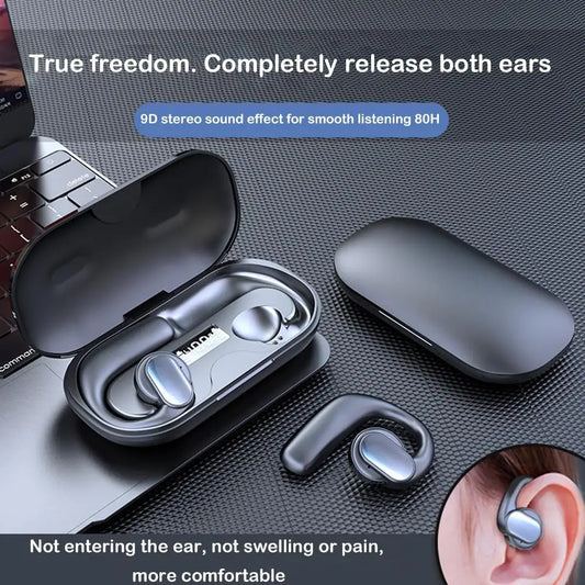 WirelessEarbuds - Bluetooth Trådløs Øre Krog Ørepropper