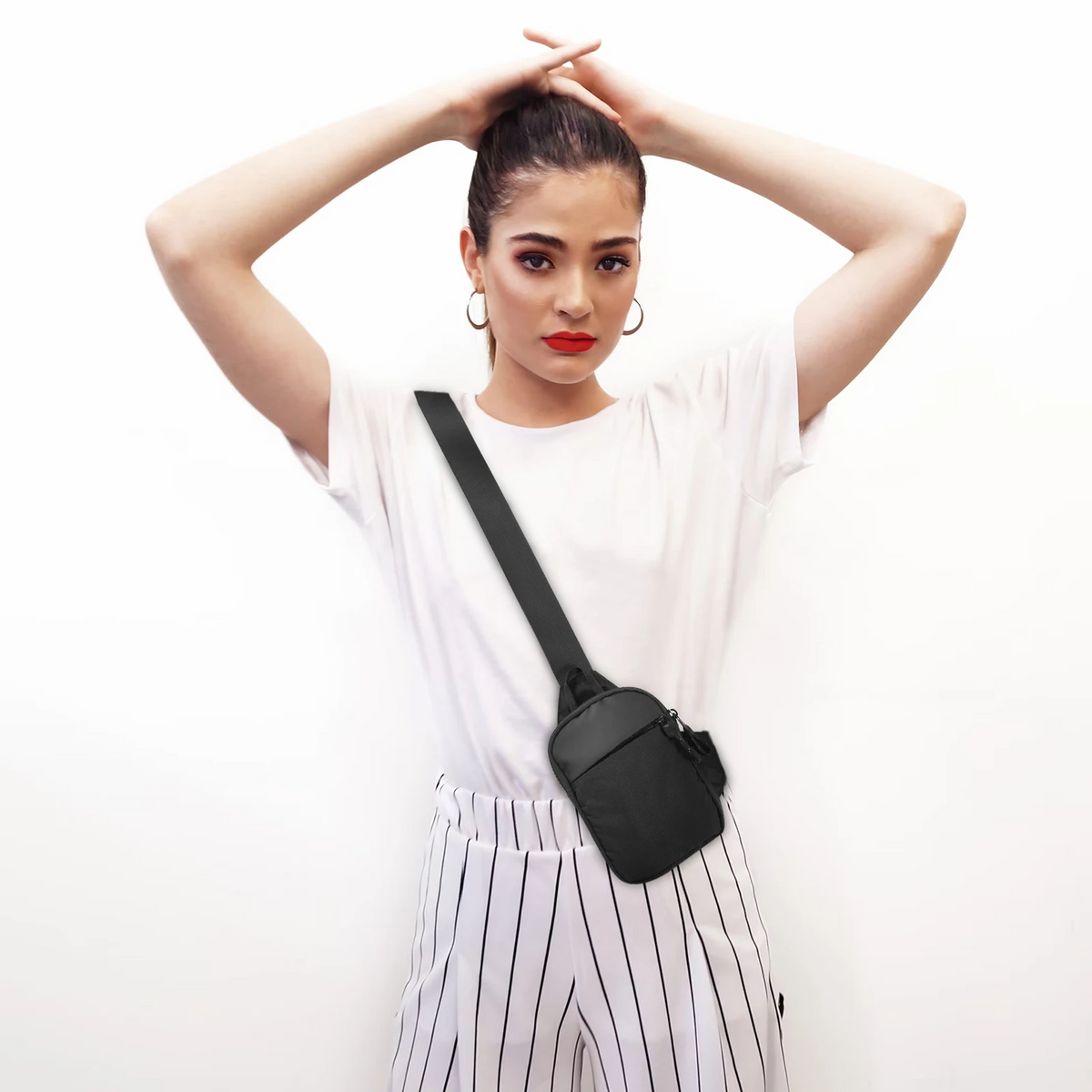 Icone™ ChestBag 1+1 GRATIS: Justerbar Rem Unisex Mini Slynge Brysttaske