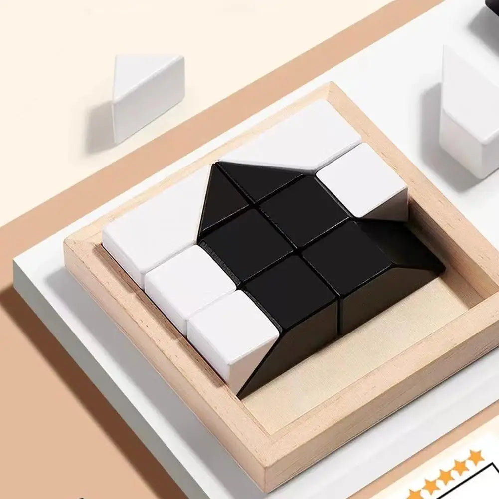 Kletshuts™ BlockPuzzle: Kreativ Interaktiv Hjerneopbyggende Blokpuzzle Legetøj