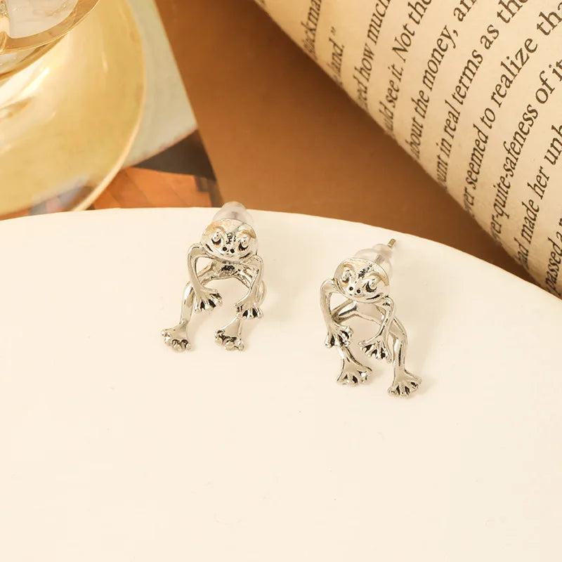 Jewelance™ FrogEarrings 1+1 GRATIS: Søde Temperament Frø Stud Øreringe